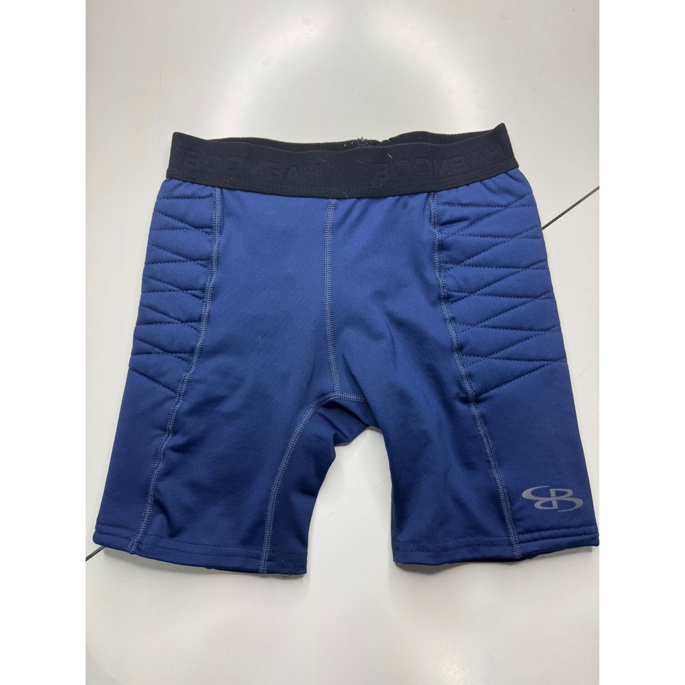 Boombah Kids Padded Sliding Shorts Royal Blue Softball Compression Large